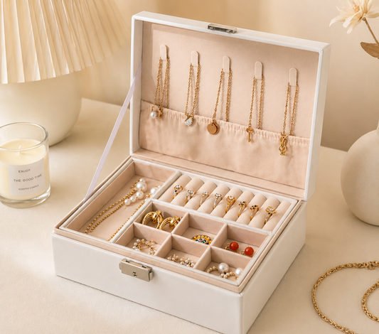 Joyero Organizador de Joyas con Comparti